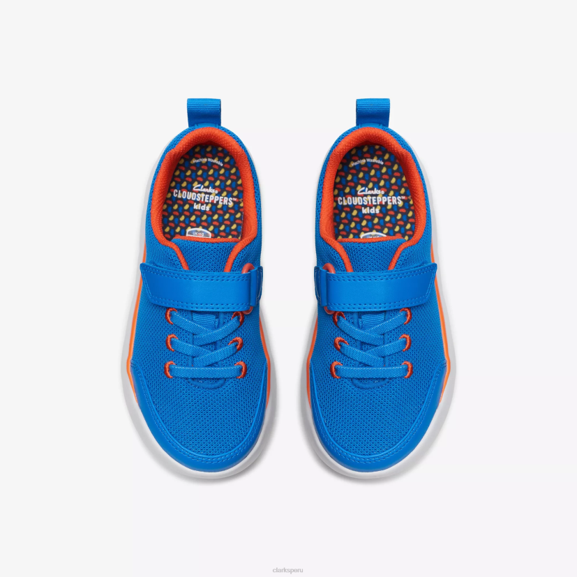 HZVP1000 niño corriendo aro azul sintético Clarks