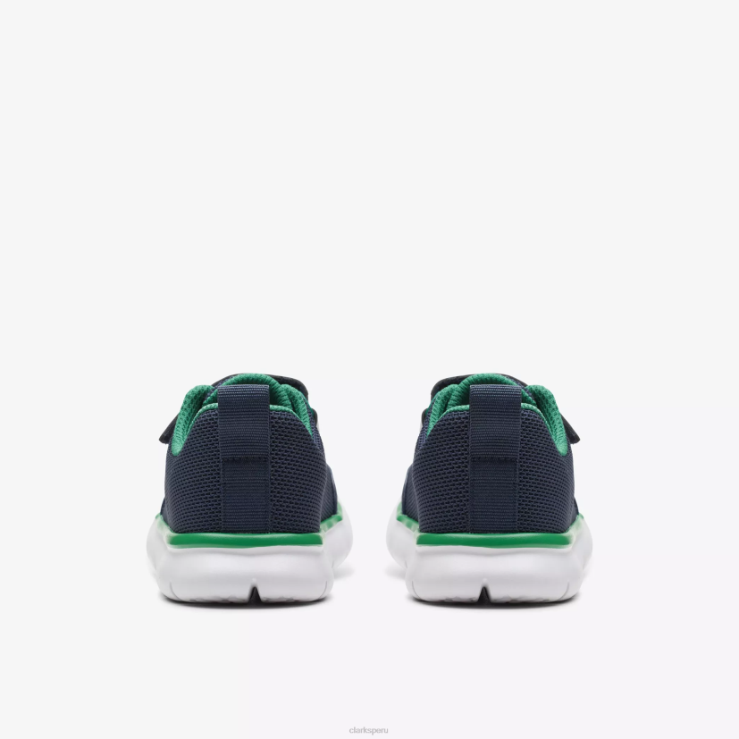 HZVP1001 niño corriendo aro azul marino sintético Clarks