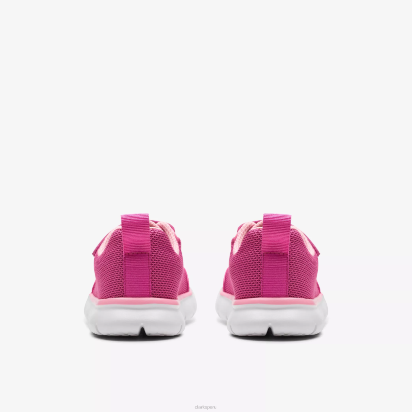 HZVP1002 niño corriendo aro rosa sintético Clarks