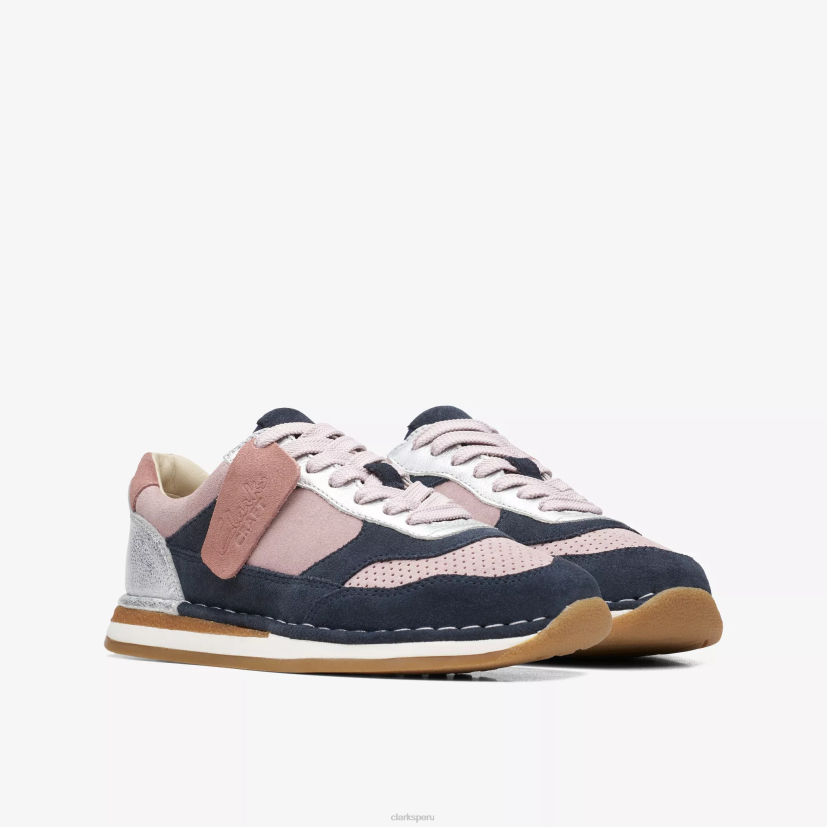 HZVP1005 carrera artesanal para mayores combinación rosa Clarks
