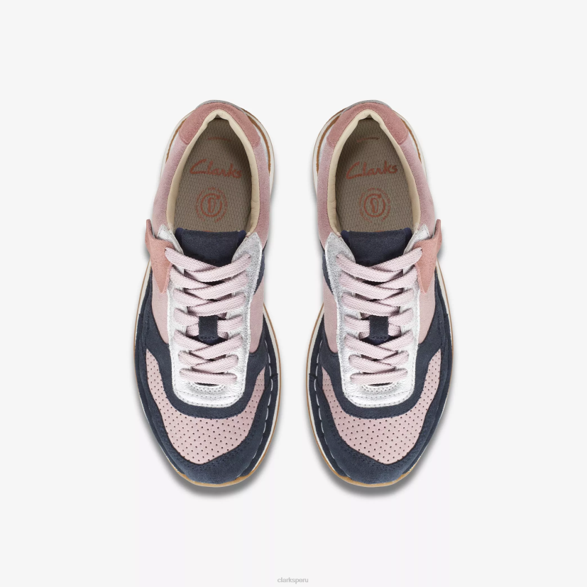 HZVP1005 carrera artesanal para mayores combinación rosa Clarks