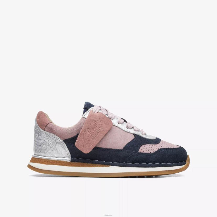 HZVP1009 carrera artesanal para niños combinación rosa Clarks