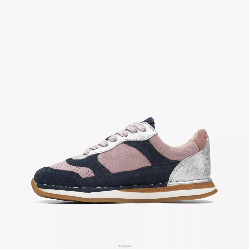 HZVP1009 carrera artesanal para niños combinación rosa Clarks