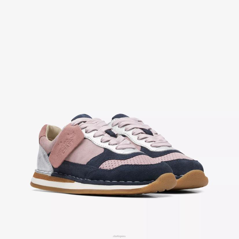 HZVP1009 carrera artesanal para niños combinación rosa Clarks