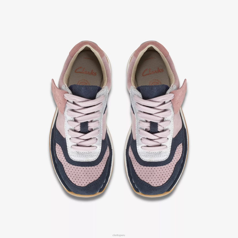HZVP1009 carrera artesanal para niños combinación rosa Clarks