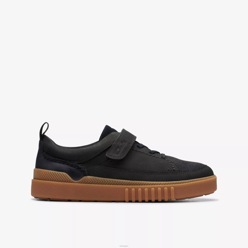 HZVP999 niño de la isla de somerset negro Clarks