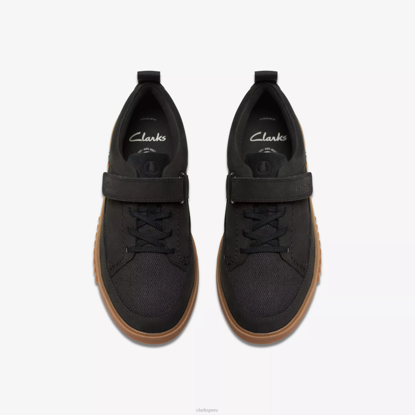 HZVP999 niño de la isla de somerset negro Clarks