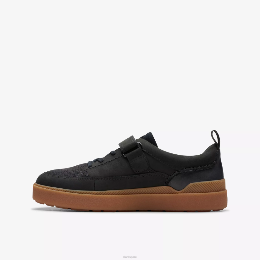 HZVP999 niño de la isla de somerset negro Clarks